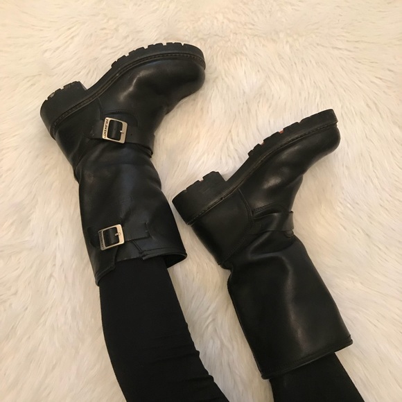 xelement steel toe engineer boots